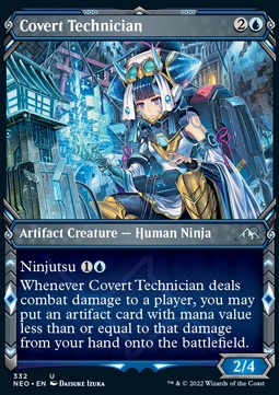 Covert Technician⁣ - Kamigawa: Neon Dynasty: Extras⁣ (Uncommon)⁣ [332]