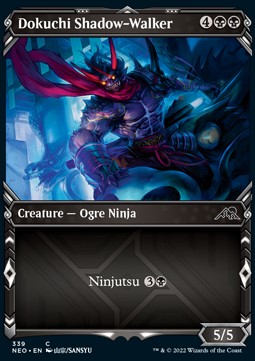 Dokuchi Shadow-Walker⁣ - Kamigawa: Neon Dynasty: Extras⁣ (Common)⁣ [339]