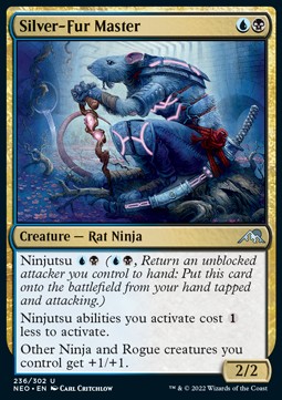 Silver-Fur Master⁣ - Kamigawa: Neon Dynasty⁣ (Uncommon)⁣ [236]
