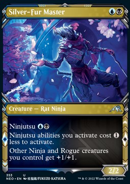 Silver-Fur Master⁣ - Kamigawa: Neon Dynasty: Extras⁣ (Uncommon)⁣ [353]