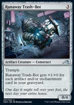 Runaway Trash-Bot⁣ - Kamigawa: Neon Dynasty⁣ (Uncommon)⁣ [257]