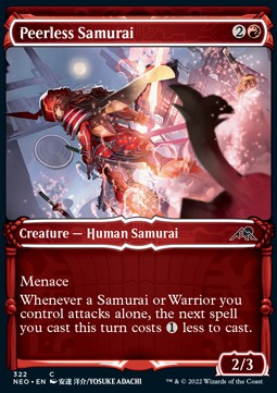 Peerless Samurai⁣ - Kamigawa: Neon Dynasty: Extras⁣ (Common)⁣ [322]