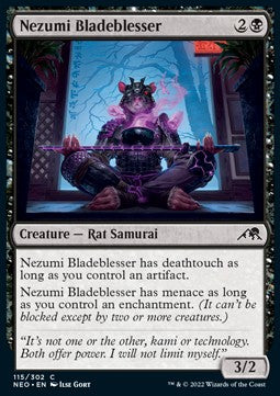 Nezumi Bladeblesser⁣ - Kamigawa: Neon Dynasty⁣ (Common)⁣ [115]