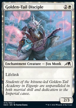 Golden-Tail Disciple⁣ - Kamigawa: Neon Dynasty⁣ (Common)⁣ [15]