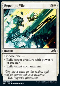 Repel the Vile⁣ - Kamigawa: Neon Dynasty⁣ (Common)⁣ [33]