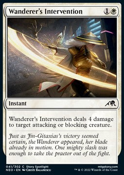 Wanderer's Intervention⁣ - Kamigawa: Neon Dynasty⁣ (Common)⁣ [41]