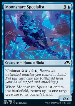 Moonsnare Specialist⁣ - Kamigawa: Neon Dynasty⁣ (Common)⁣ [70]