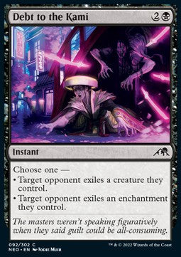 Debt to the Kami⁣ - Kamigawa: Neon Dynasty⁣ (Common)⁣ [92]