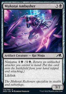 Mukotai Ambusher⁣ - Kamigawa: Neon Dynasty⁣ (Common)⁣ [112]