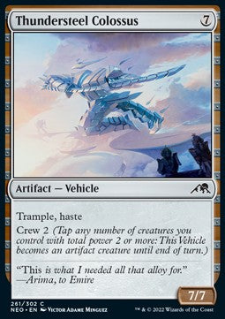 Thundersteel Colossus⁣ - Kamigawa: Neon Dynasty⁣ (Common)⁣ [261]