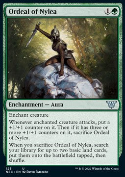 Ordeal of Nylea⁣ - Commander: Kamigawa: Neon Dynasty⁣ (Uncommon)⁣ [123]