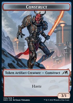 Construct Token (R 3/1) // Blood Token⁣ - Magic the Gathering Products⁣ (Token)⁣ [T 6/17]