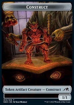 Construct Token (A 1/1) // Blood Token⁣ - Magic the Gathering Products⁣ (Token)⁣ [T 15/17]