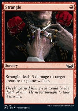 Strangle⁣ - Streets of New Capenna⁣ (Common)⁣ [125]