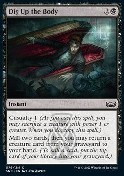 Dig Up the Body⁣ - Streets of New Capenna⁣ (Common)⁣ [76]