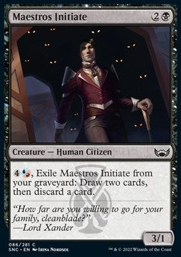 Maestros Initiate⁣ - Streets of New Capenna⁣ (Common)⁣ [86]