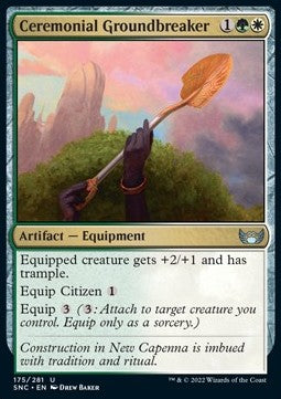 Ceremonial Groundbreaker⁣ - Streets of New Capenna⁣ (Uncommon)⁣ [175]