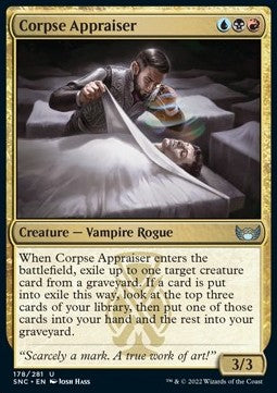 Corpse Appraiser⁣ - Streets of New Capenna⁣ (Uncommon)⁣ [178]