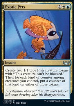 Exotic Pets⁣ - Streets of New Capenna⁣ (Uncommon)⁣ [185]