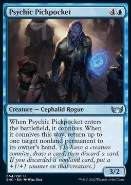 Psychic Pickpocket⁣ - Streets of New Capenna⁣ (Uncommon)⁣ [54]