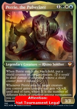 Perrie, the Pulverizer (V.2)⁣ - Commander: Streets of New Capenna: Extras⁣ (Special)⁣ [190]