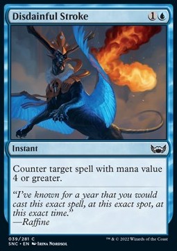 Disdainful Stroke⁣ - Streets of New Capenna⁣ (Common)⁣ [39]