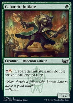 Cabaretti Initiate⁣ - Streets of New Capenna⁣ (Common)⁣ [137]