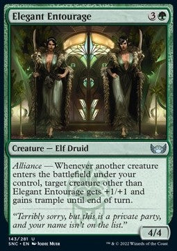 Elegant Entourage⁣ - Streets of New Capenna⁣ (Uncommon)⁣ [143]