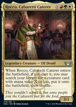 Rocco, Cabaretti Caterer⁣ - Streets of New Capenna⁣ (Uncommon)⁣ [218]