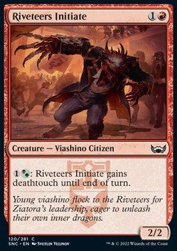 Riveteers Initiate⁣ - Streets of New Capenna⁣ (Common)⁣ [120]