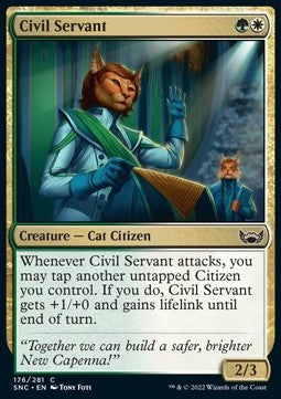 Civil Servant⁣ - Streets of New Capenna⁣ (Common)⁣ [176]