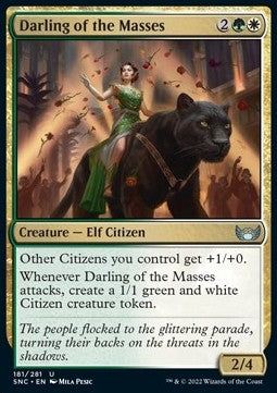 Darling of the Masses⁣ - Streets of New Capenna⁣ (Uncommon)⁣ [181]