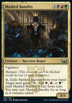 Masked Bandits⁣ - Streets of New Capenna⁣ (Common)⁣ [201]