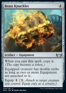 Brass Knuckles⁣ - Streets of New Capenna⁣ (Uncommon)⁣ [234]