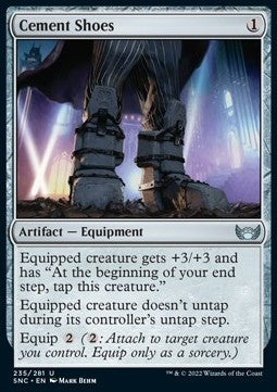 Cement Shoes⁣ - Streets of New Capenna⁣ (Uncommon)⁣ [235]