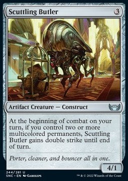 Scuttling Butler⁣ - Streets of New Capenna⁣ (Uncommon)⁣ [244]