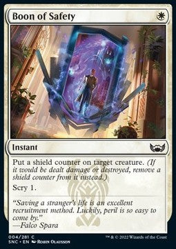 Boon of Safety⁣ - Streets of New Capenna⁣ (Common)⁣ [4]