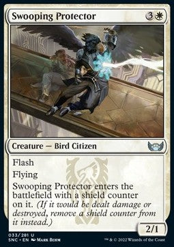 Swooping Protector⁣ - Streets of New Capenna⁣ (Uncommon)⁣ [33]