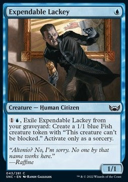 Expendable Lackey⁣ - Streets of New Capenna⁣ (Common)⁣ [43]