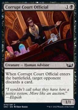 Corrupt Court Official⁣ - Streets of New Capenna⁣ (Common)⁣ [70]