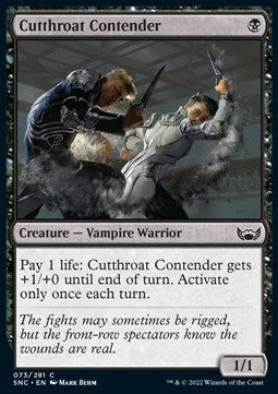 Cutthroat Contender⁣ - Streets of New Capenna⁣ (Common)⁣ [73]