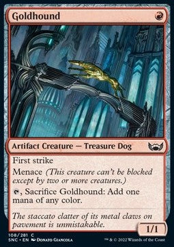 Goldhound⁣ - Streets of New Capenna⁣ (Common)⁣ [108]