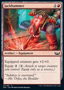 Jackhammer⁣ - Streets of New Capenna⁣ (Common)⁣ [111]