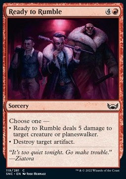 Ready to Rumble⁣ - Streets of New Capenna⁣ (Common)⁣ [119]