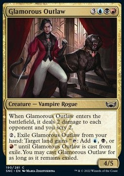 Glamorous Outlaw⁣ - Streets of New Capenna⁣ (Common)⁣ [190]