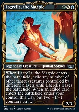 Lagrella, the Magpie (V.1)⁣ - Streets of New Capenna: Extras⁣ (Uncommon)⁣ [314]