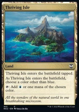 Thriving Isle⁣ - Commander: Streets of New Capenna⁣ (Common)⁣ [441]