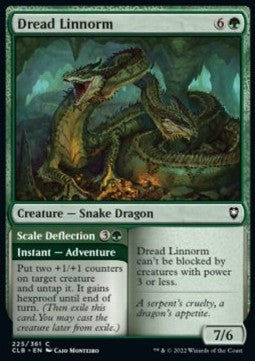 Dread Linnorm // Scale Deflection⁣ - Commander Legends: Battle for Baldur's Gate⁣ (Common)⁣ [225]