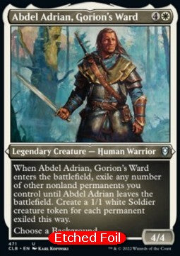 Abdel Adrian, Gorion's Ward (V.1)⁣ - Commander Legends: Battle for Baldur's Gate: Extras⁣ (Uncommon)⁣ [471]