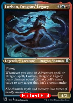 Lozhan, Dragons' Legacy (V.1)⁣ - Commander Legends: Battle for Baldur's Gate: Extras⁣ (Uncommon)⁣ [539]
